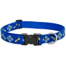 LupinePet Originals 1&quot; Dapper Dog 12-20&quot; Adjustable Collar for Medium an... - $25.37