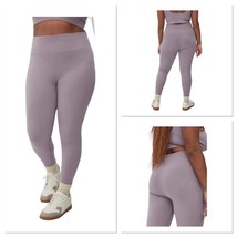 Everlane The Seamless Legging Rib Knit Light Purple Size M/L NWT $58 MSRP - $348.39 MXN