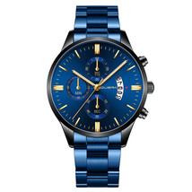 Men&#39;s Watch Relojes De Hombre Stainless Steel Quartz Luminous Classic Watches... - £18.35 GBP