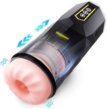 Automatic Male Masturbator Sex Toys - 10 Thrusting &amp; 9 Vibration Hands Free - £34.15 GBP