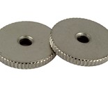 Vintage Thin Abr-1 Bridge Thumbwheels Fits Usa Gibson Nickel - £17.63 GBP