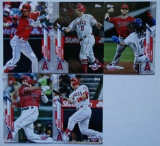 2020 Topps Opening Day Los Angeles Angels Base Team Set of 5 Baseball Cards - £1.39 GBP