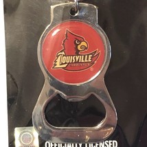 New Louisville Cardinals NCAA Officially Licensed Bottle Opener Keychain 3-1/2” - $7.95