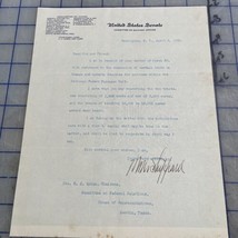 Antique Letter United States Senate Morris Sheppard 1935 Texas TX To Sta... - $51.52