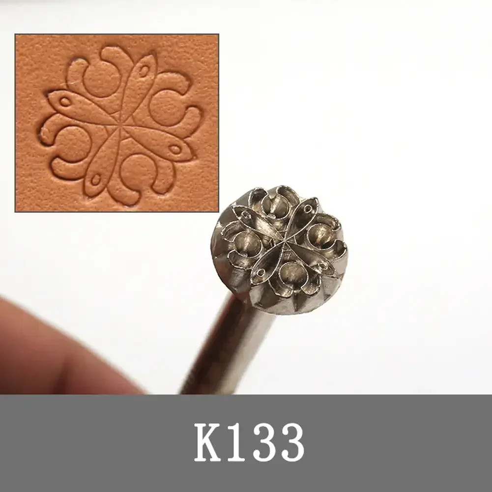 Metal Leather Working Saddle Making Tools Carving Craft Stamps Kit -K133 - €5,90 EUR