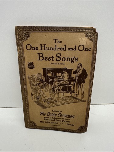 The One Hundred And One Best Songs Revised Edition The Cable Company 1926 Item image 2