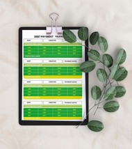 Happy Planner Classic, Debt Payment Tracker 2020, Printable Insert - £1.40 GBP