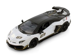 2018 Lamborghini Aventador SVJ 1/24 Scale Diecast Model - Showcasts - WHITE - $29.69