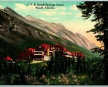 Banff Hotel Alberta Canada UNP Unused DB Postcard G9 - $5.89