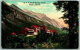 Banff Hotel Alberta Canada UNP Unused DB Postcard G9 - £4.61 GBP