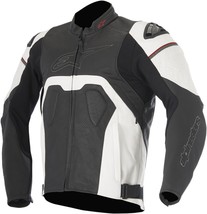 Alpinestars Mens Core Airflow Leather Jacket Black/White 52 - £470.11 GBP