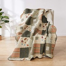 Greenland Home Sedona Throw Blanket, Taupe 50 X 60 Inch - £34.78 GBP