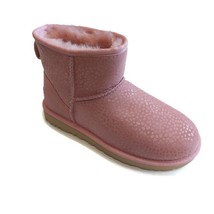 UGG Womens Size 8 Classic Mini Sparkle Spots Fashion Boots Shell Pink 11... - £100.83 GBP