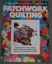 Better Homes and Gardens Patchwork &amp; Quilting Book Vintage - $9.95