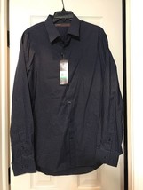 Perry Ellis Long Sleeve Button Shirt Men&#39;s Size Large-Brand New-Ships N 24h - $59.28