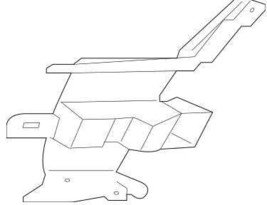 2020 Jaguar F-Pace New OEM Front Right Air Duct t4n12801  - $30.29