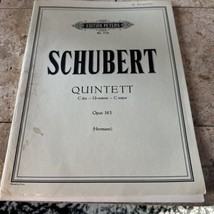 Schubert Quintet, C Major, Opus 163 (Hermann), Edition Peters Nr.775, - £18.16 GBP