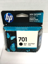 Hp Genuine 701 Black Ink CC635A New 640 650 2140 Sealed Box Date: 2016 - $54.95