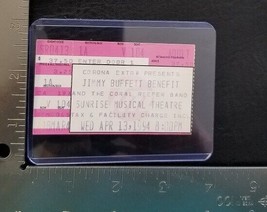 Jimmy Buffett - Vintage April 13, 1994 Sunrise, Florida Concert Ticket Stub - £7.87 GBP