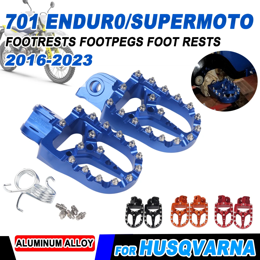 Motorcycle Foot Rests Pegs Footpeg Pedals for HUSQVARNA 701 ENDURO 701 S... - $39.68+