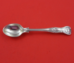 Kings by George Adams English Sterling Silver Coffee Spoon w/ Crest Crow... - $58.41
