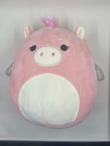 Squishmallow 8 inch Pandora the Pegasus Flying Pig Plush Toy Pink - £7.12 GBP