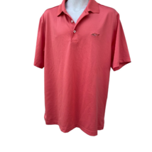 Greg Norman Tasso Elba Five Iron Play Dry Golf Polo Shirt Pink Short Sleeve M - £13.29 GBP