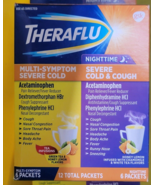 Thera flu Severe Cold, Flu and Cough Relief Powder,Tea Infused,12 Pack Exp4/2024 - $13.85