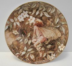 The Jasmine Fairy Decorative Wall Plate Cicely Mary Barker Flower Fairies Nip - £31.92 GBP