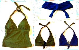 Sunsets Navy, Indigo, Hunter, Sage &amp; Teal Bikini Swimsuit Separates XS-X... - $40.64 CAD+