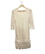 Velvet by Graham Spencer Crochet Mini Dress Women Size Small White Lace ... - $32.73