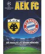 AEK ATHENS – BAYERN MUNICH – 2018-2019 CHAMPIONS LEAGUE SOCCER MATCH PRO... - $5.99