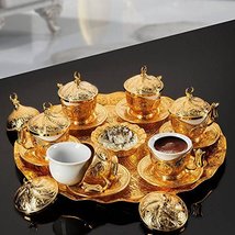 LaModaHome Espresso Coffee Cups Set, Turkish Arabic Greek Coffee Set, Coffee Cup - £63.21 GBP