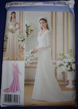 Simplicity Misses Lined Wedding &amp; Bridesmaids Gowns Size 14-22 #1909 Uncut - £4.80 GBP