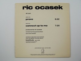 The Cars Ric Ocasek Prove/Connect Up To Me Vinyl Single PROMO Record PRO-A-2002 - £23.64 GBP