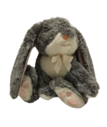 Russ Bouncy the Plush Bunny Rabbit Gray Floppy Ears Tags 8&quot; Sitting - £11.40 GBP