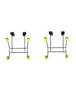 2 pack Over the Door Rack Coat Rack Door Hook Hanger  - $12.86