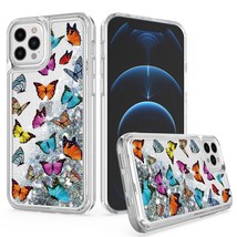 Design Water Quicksand Glitter Case Cover Butterfly For iPhone 11 - £6.69 GBP