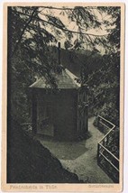 Austria Postcard RPPC Friedrichroda In Thur Gottlobtempel Thank God Temple  - $2.96