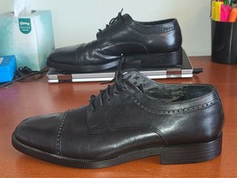 Men&#39;s Black Nunn Bush Lace Up Oxford Size 12M Shoes Cap Toe - £16.17 GBP