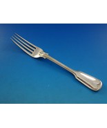 Fiddle Thread by James Robinson Sterling Silver Dinner Fork Design Front... - $350.69 CAD