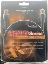 Coaxial Video Cable Gold Series 6-Ft RadioShack 15-1516 Free Shipping A6 - $12.16
