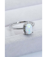 925 Sterling Silver 4-Prong Opal Ring - $94.95