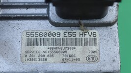SAAB GM ECU ECM PCM Engine Computer Electronic Control 55560009 Module E55 hfv6 image 3