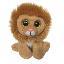Ty Beanie Boo Louie Lion Mane Zoo Plush Stuffed Animal 2014 7&quot; - £17.81 GBP