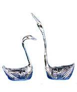 Love Bird Swan carving work Showpiece Decorative Figurines Aluminium Oxi... - $639.58 MXN