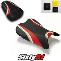 Suzuki GSXR 600 750 Seat Covers and Gel 2006 2007 Black Red Luimoto Carbon - £299.29 GBP