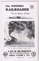 1953 Western Railroader #168 A Day In San Francisco 12 Pages - £7.79 GBP