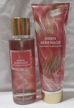 Victoria&#39;s Secret Fragrance Mist &amp; Lotion Set Lot of 2 SIREN SERENADE - £27.54 GBP