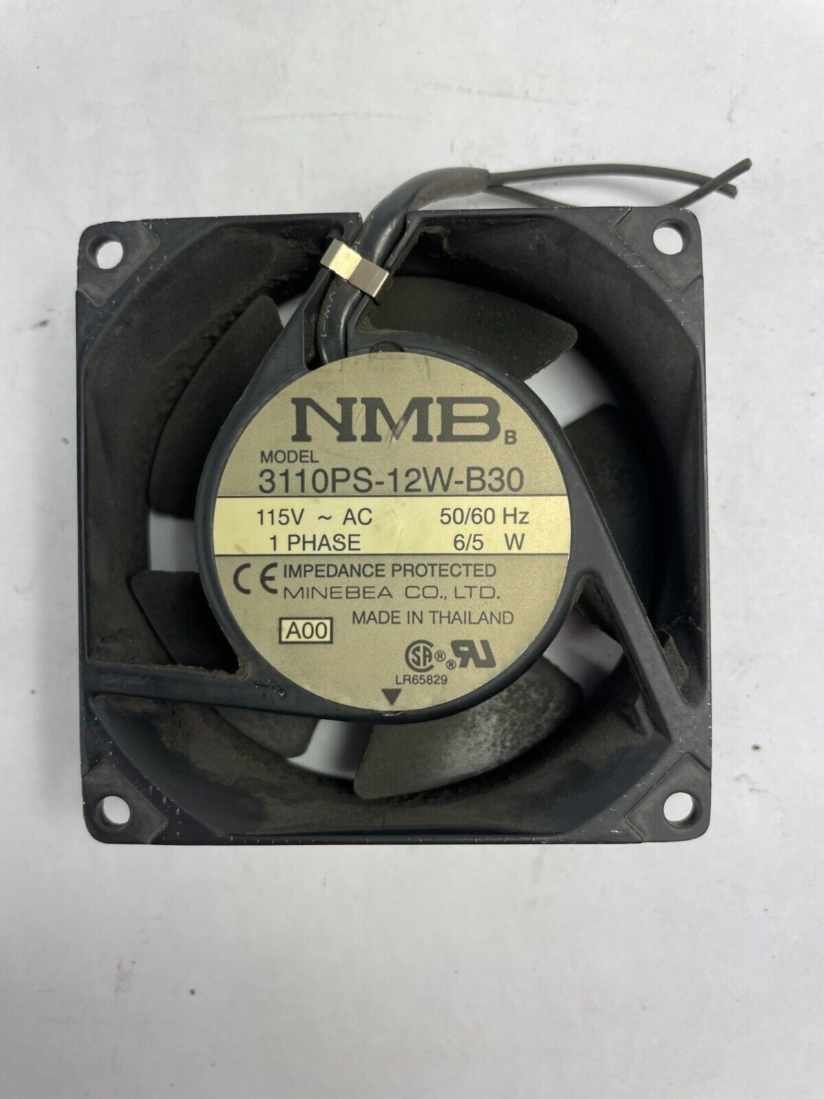 NMB 3110PS - 12W- B30 Impedance Protected DC 12/V 2 - Wire CPU Cooling Fan - $14.84